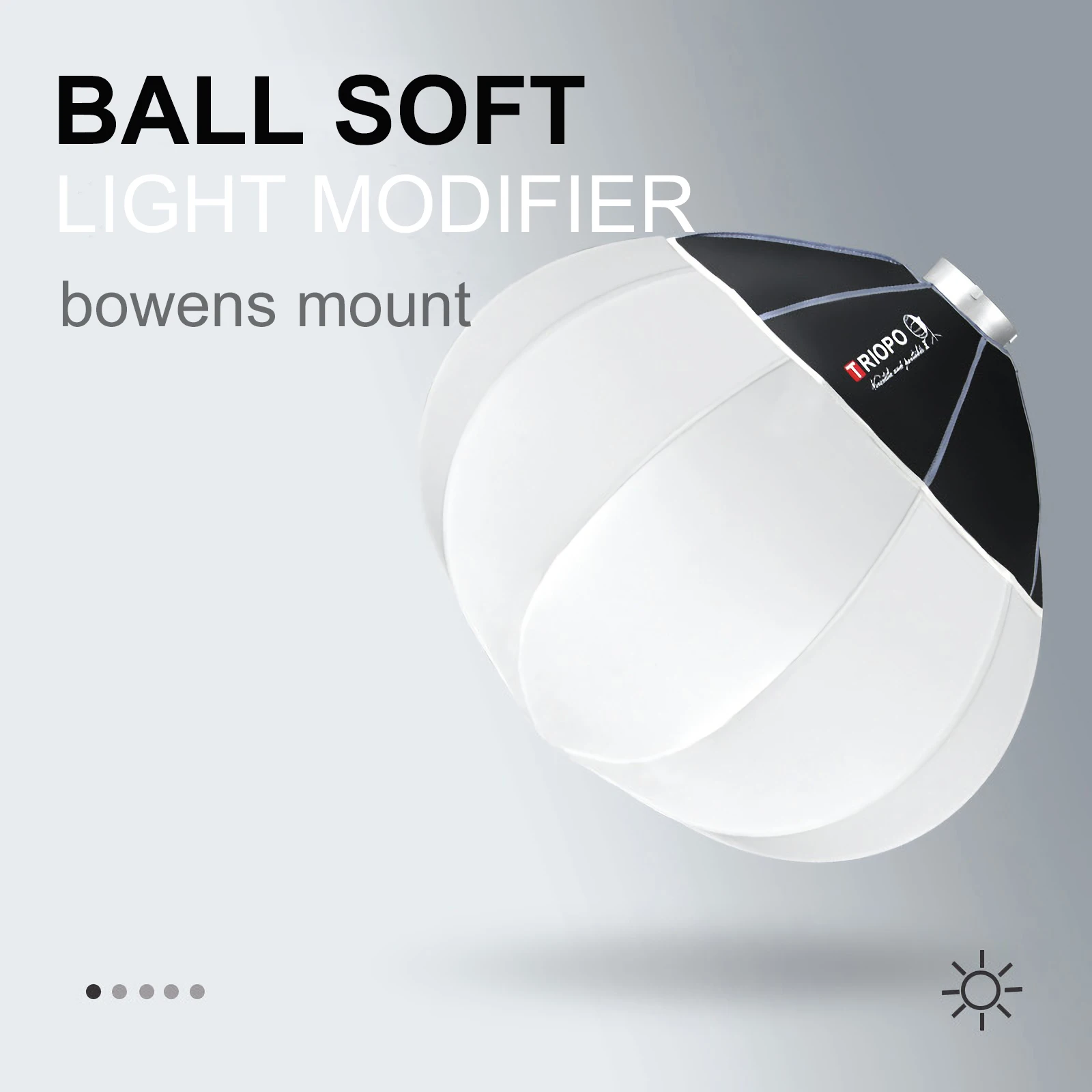 Globe Lantern Softbox Portable 55/65/85cm Quick Ball Diffuser Soft Light Modifier w/ Bowens Mount Ring&Carry Bag for Speedlites