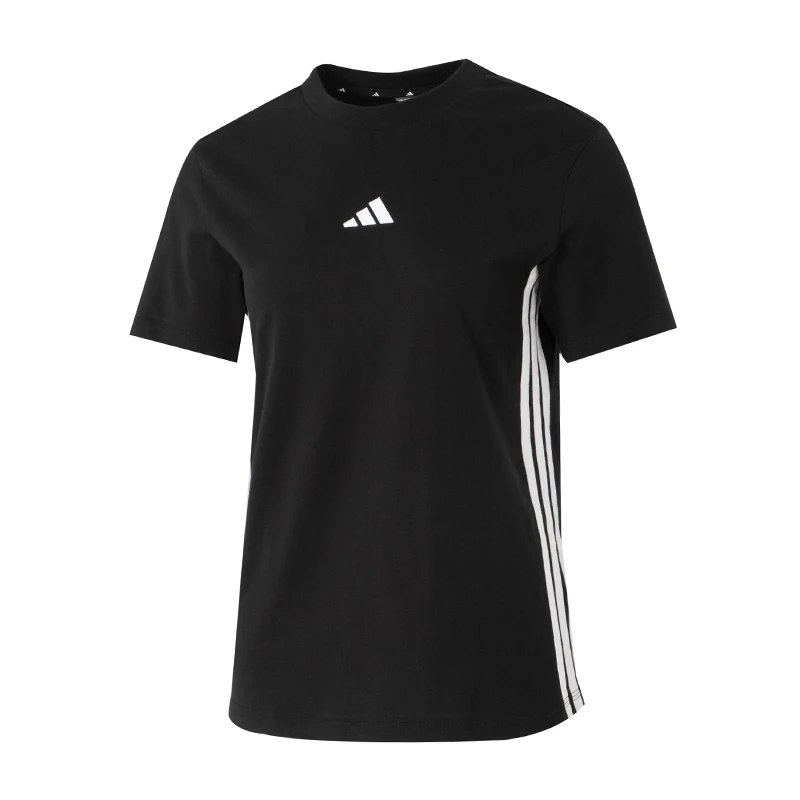 Adidas Women's Short-Sleeved Outdoor Running Top Loose Round Neck Half-Sleeved Sports Casual T-Shirt Jd0846