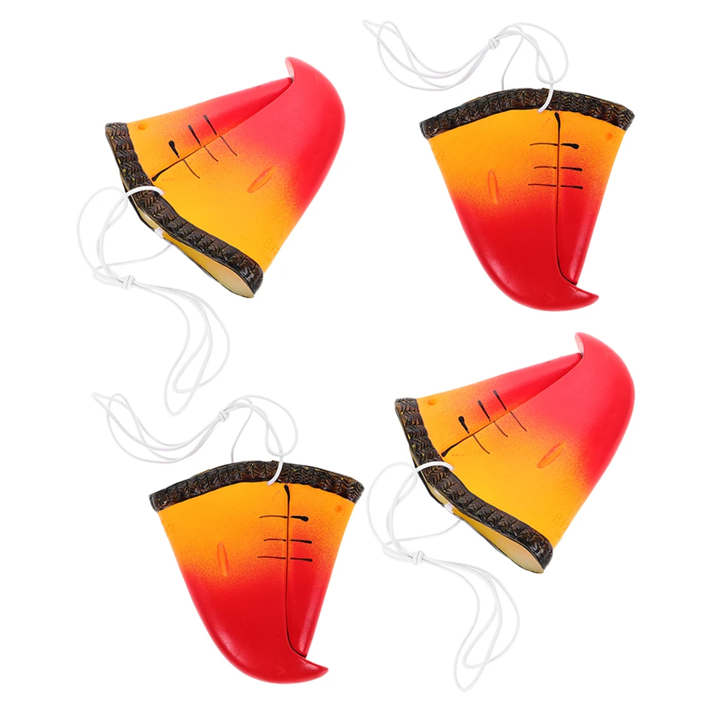 

4Pcs Parrot Nose Costume Animal Beak Cosplay Prop Halloween Party Masquerade Decoration Circus Accessory Eagle Costume