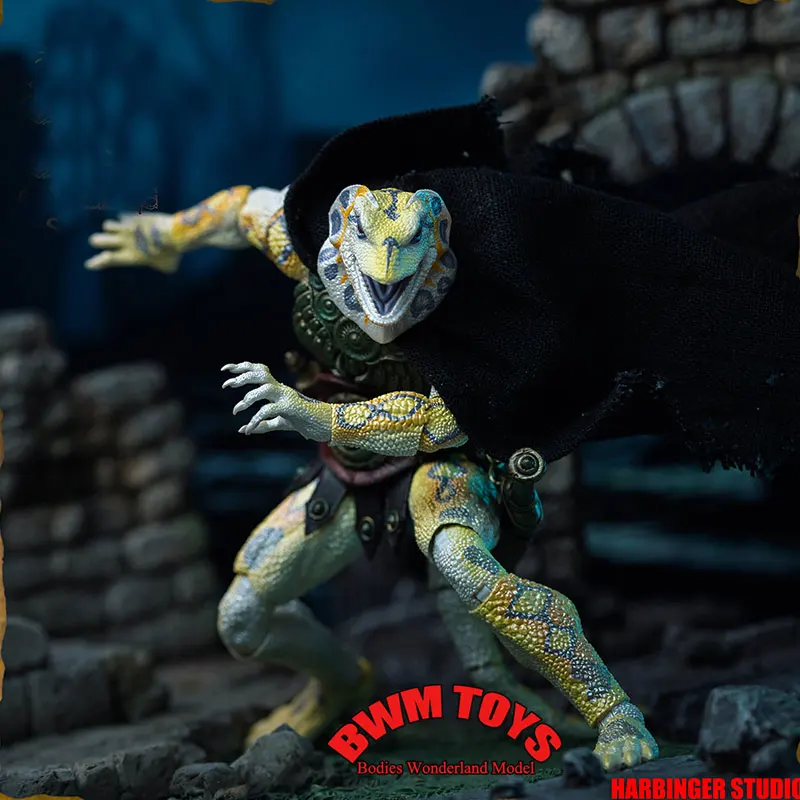 

HS Studio 1/12 Scale Albino Lizard Savage Furnace Limited Edition Deluxe Conan Soldier Full Set 6inch Action Figure Model Gifts