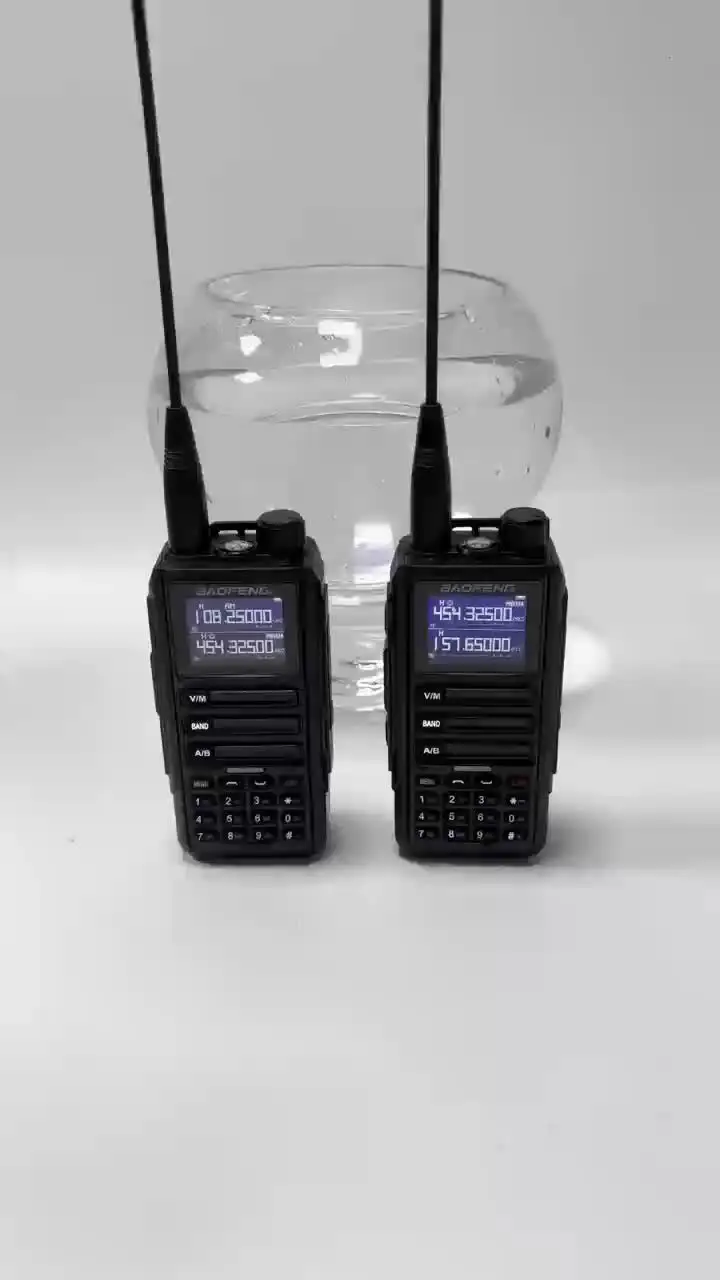 Upgrade Baofeng UV16M V2 Walkie Talkie AM FM Two Way Radio Full Band LCD 999CH Frequency Copy VHF UHF NOAA Noise Reduce Type-C