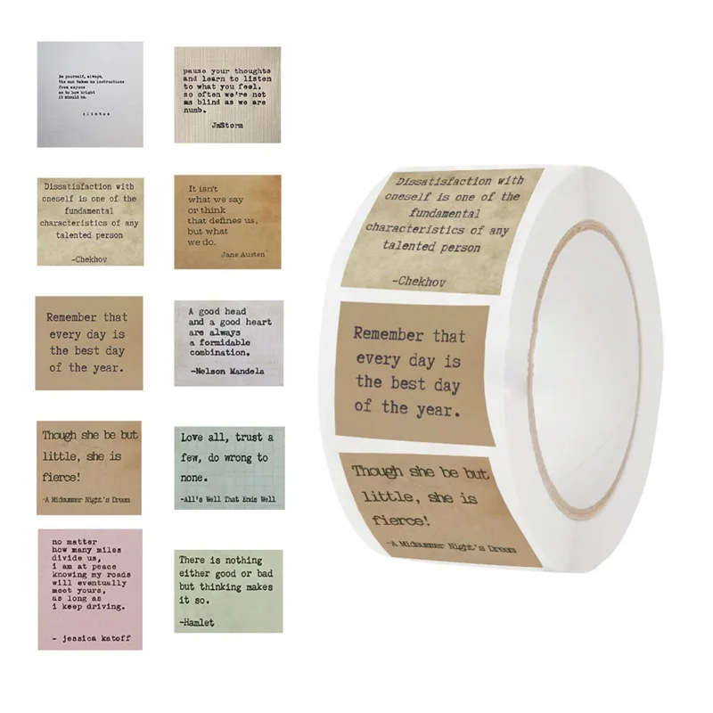 Etiquetas de papel de la Biblia Vintage, pegatinas de sellado, decoración DIY, álbum de recortes, papelería coreana, suministros de herramientas de