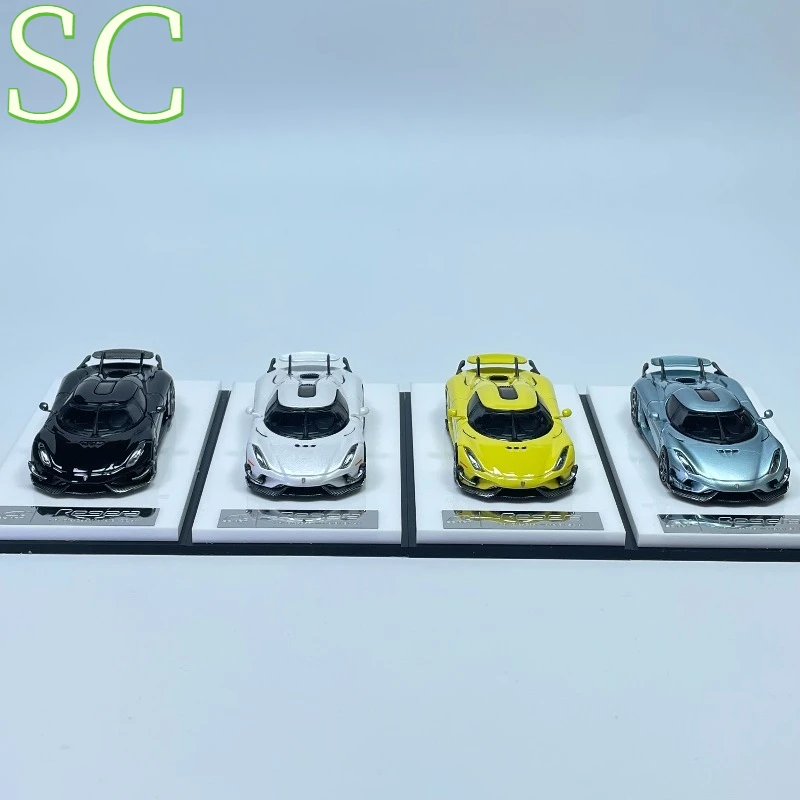 SC ART 1:64 Alloy Regera Limited Edition Realistic Car Model Display Piece Collection Gift for Boys