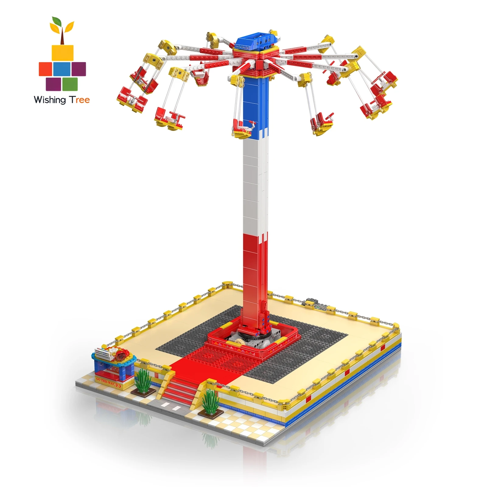 

Mould King 11016pcs 1581pcs Rotating Swing Chair Building Blocks Set, Creative DIY Toy, Eco-Friendly ABS Plastic, Kids Gift