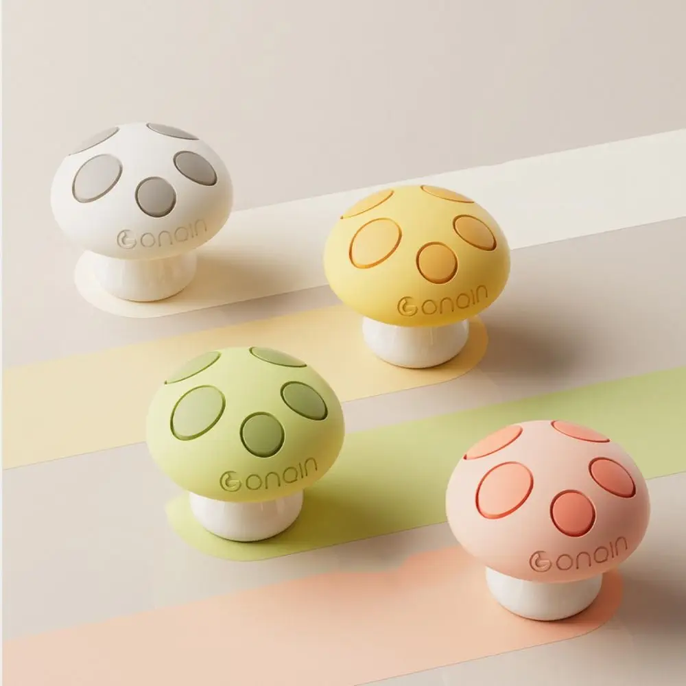 Mushroom Shaped Toilet Press Button Adhesive Creative Toilet Tank Press Button Nail Protector Multifunctional