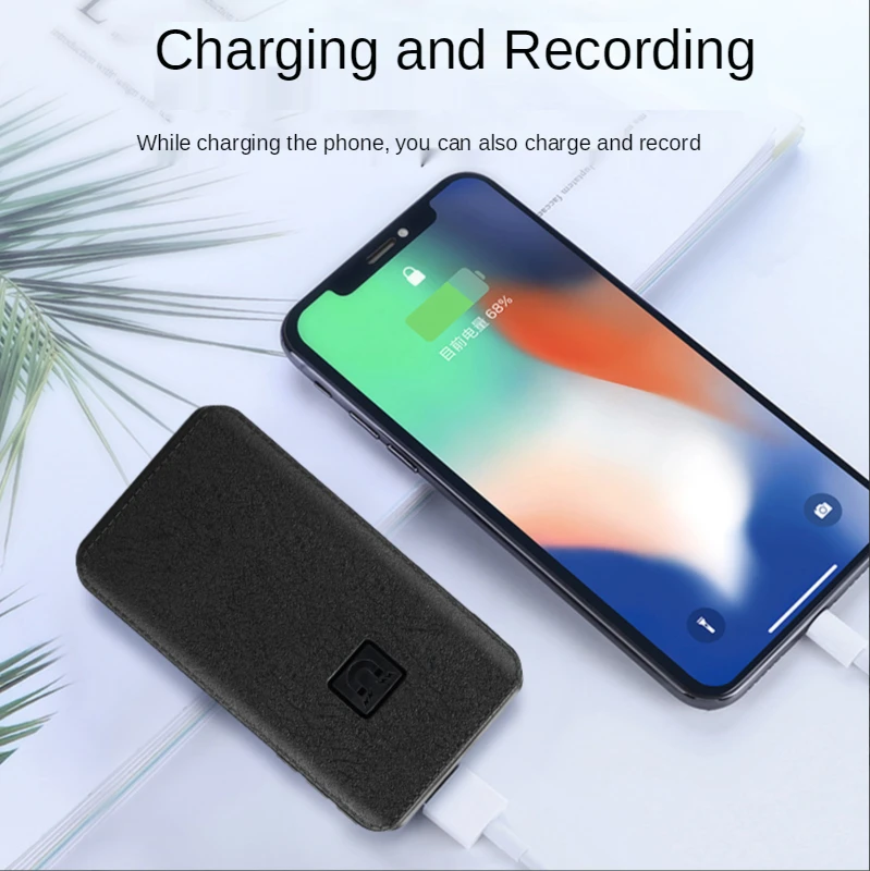 Nieuwe Digitale Voice Recorder Voice Activated Lange Afstand Opnemen Dictafoon Met Sterke Magnetische Power Bank MP3 U-Disk 4 In 1