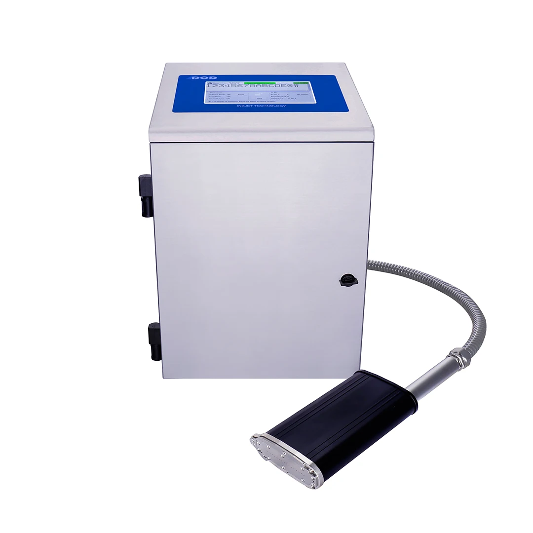 DOCOD DOD Inkje Printer D100 7dots Clean Most Economical Batch Code Printer with Cheapest Ink White Inkjet Printer for Tyre Bags