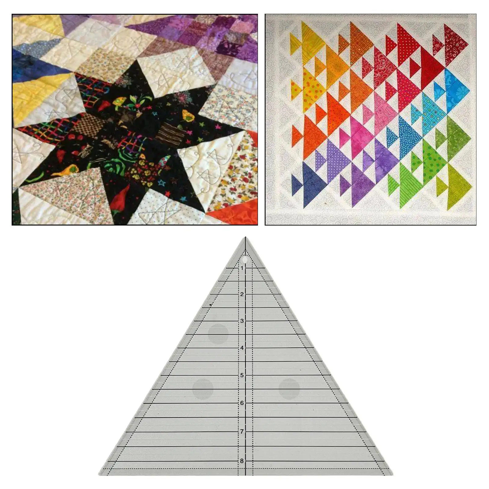 60 Degree Quilting Ruler Easy Patchwork And Quilting Rulers Triangle Shapes