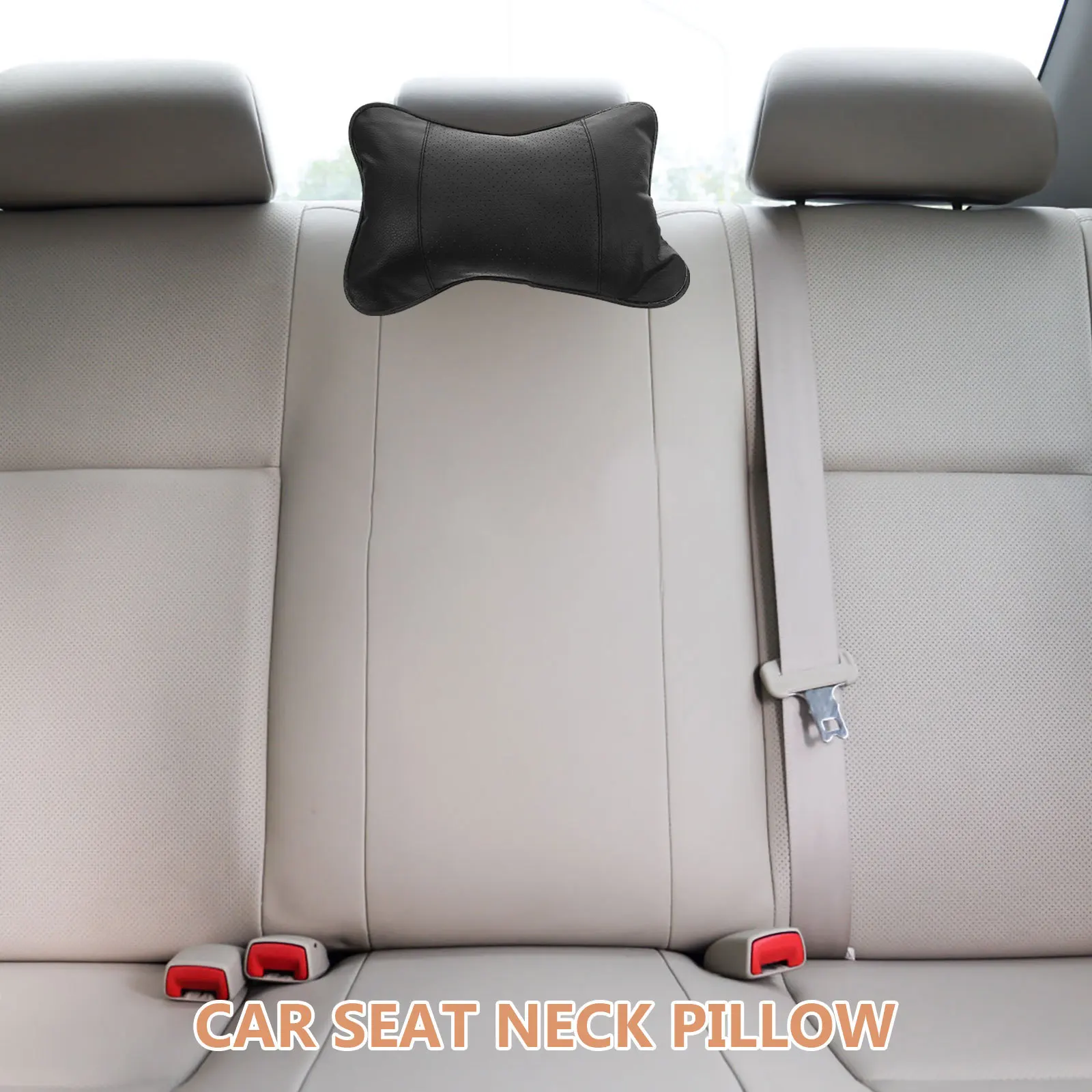 

2Pcs Car Neck Pillow Universal Ergonomic Comfortable Car Seat Headrest Pillow Driving Travel Neck Cushion Easy Install for Most