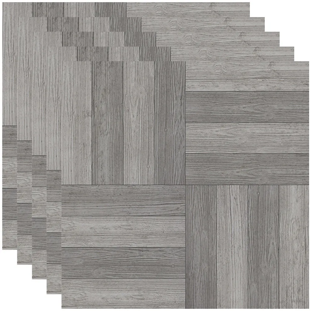 

5Pcs Anti-Slip Floor Tile Decals Waterproof PVC Kitchen Bathroom Decorative Stickers Oilproof Self-Adhesive Home Floor Stickers