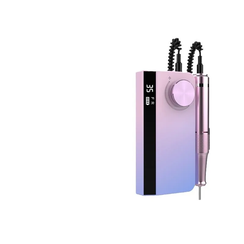 Multi-color Optional Electric Dollar-shaped Nail File, Professional Nail Salon Portable Nail Shaping Tool 2026