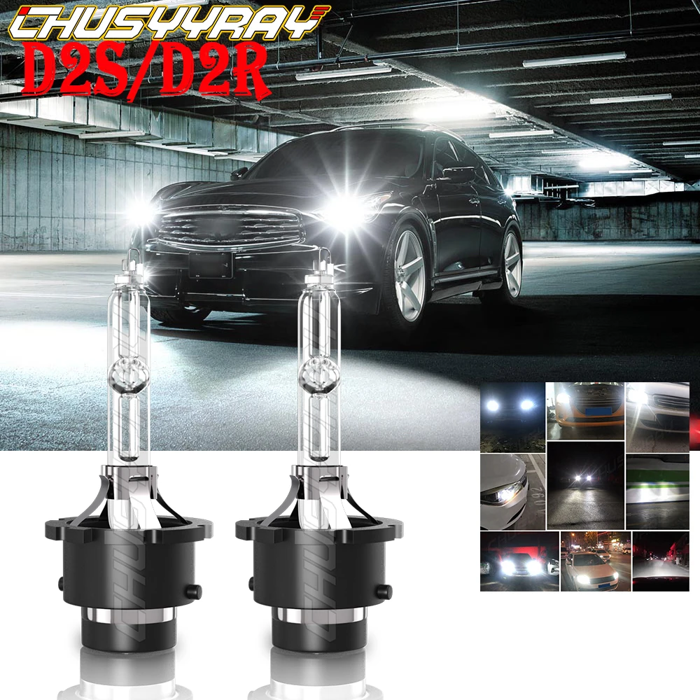 

CHUSYYRAY Compatible For Infiniti Fx35 2004-20112X D2S/D2R Front HID Xenon White Headlight Bulb Low Beam Car accsesories luzes