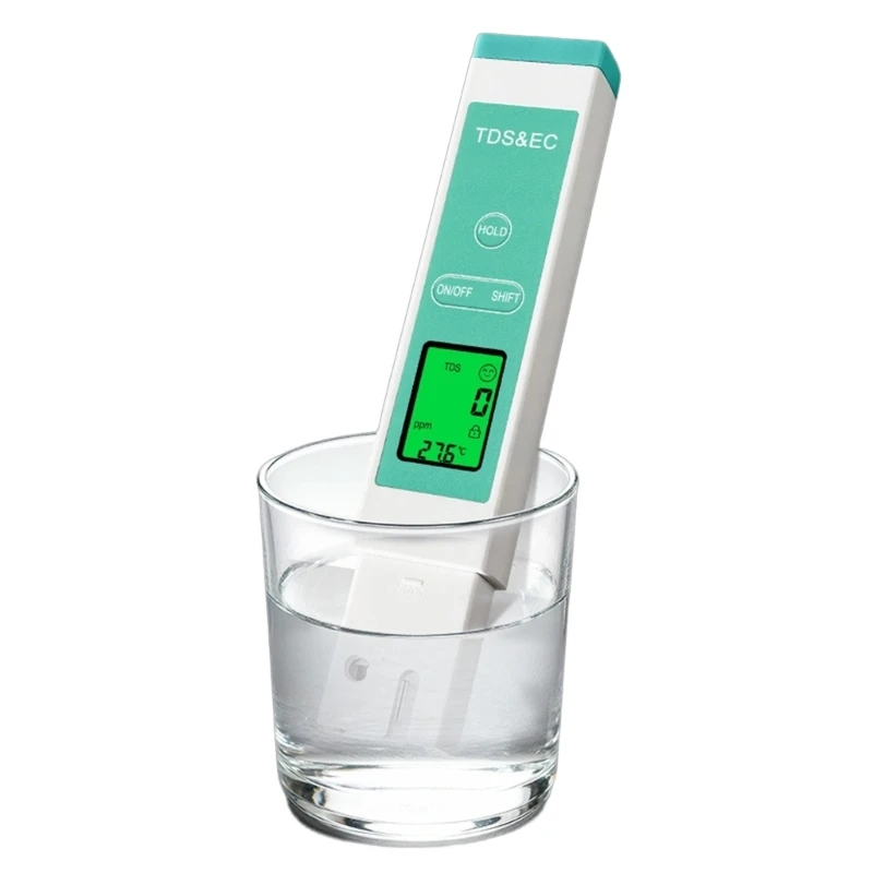 E28F Easy to Use Sturdy Water Quality Probe for Pools Aquariums Monitors Salinities Temperature Meter Home Accessories
