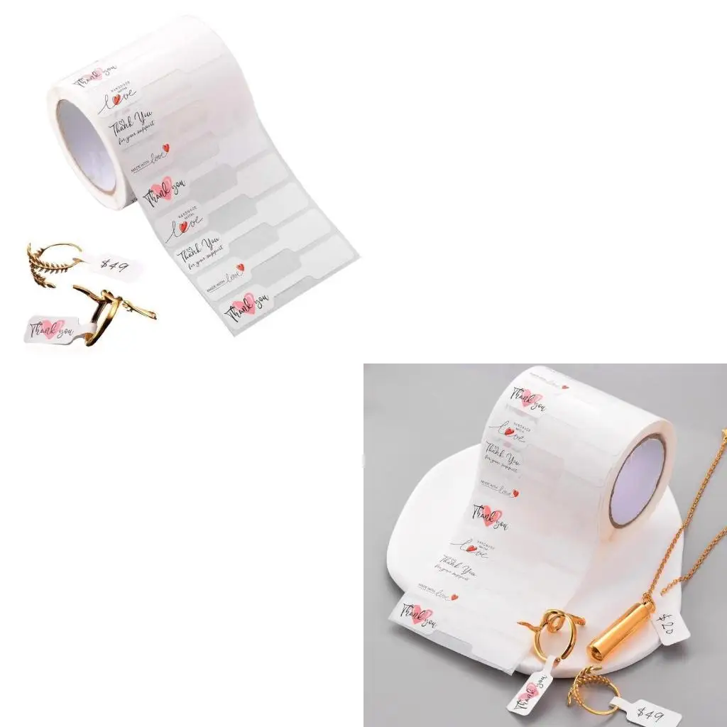 

Pack of 500 Uniuqe Jewelry Sticker Labels Convenient for Pricing and Displaying