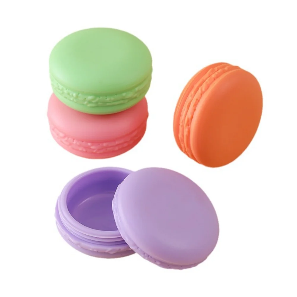 1Pcs 10ML Silicone Travel Portable Lotion Cream Box Bottle Cosmetic Foundation Cream Pill Macaron Storage Box Leak Proof Jar