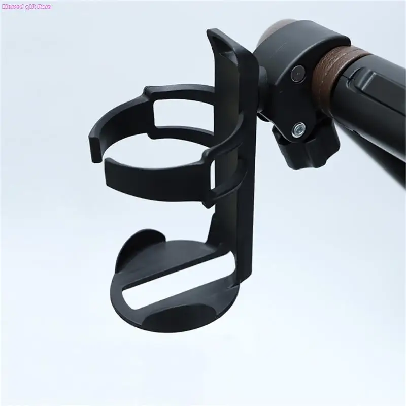 D0JC Stroller Cup Holder Plastic Cup Holder Large Universal Cup Holder for Stroller Bike Wheelchair Walker Scooter