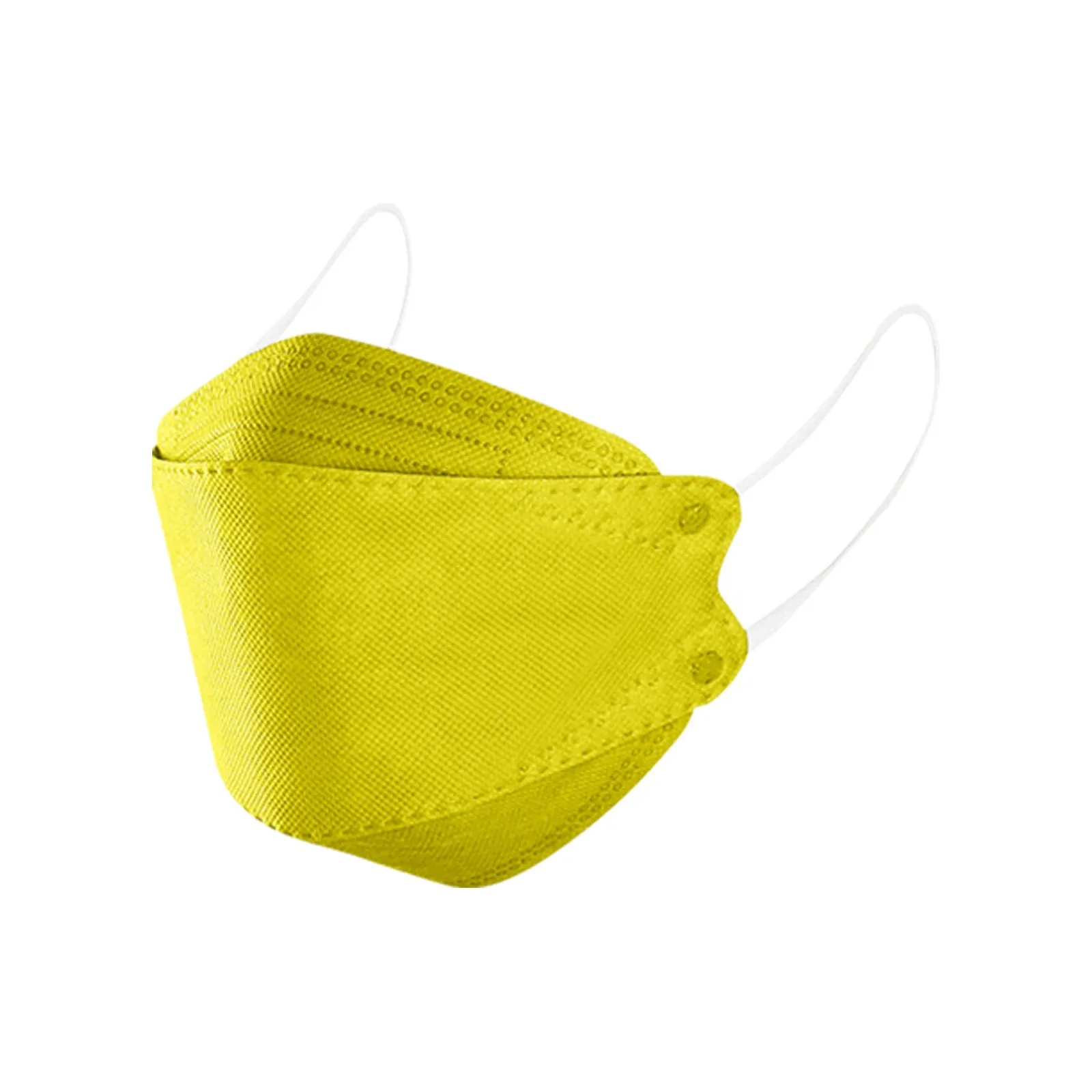 50PC Maschera per adulti all'aperto Prevenzione delle gocce e della foschia Maschera per il viso non tessuta per pesci Maschera protettiva per il viso antipolvere per esterni usa e getta