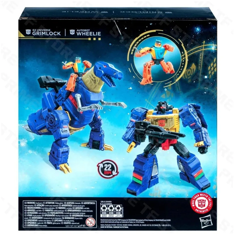 オリジナルハスブロ変身ジェネレーションズシリーズ G2 ユニバースグリムロックウィーリー L クラスアクションフィギュアおもちゃコレクションギフト