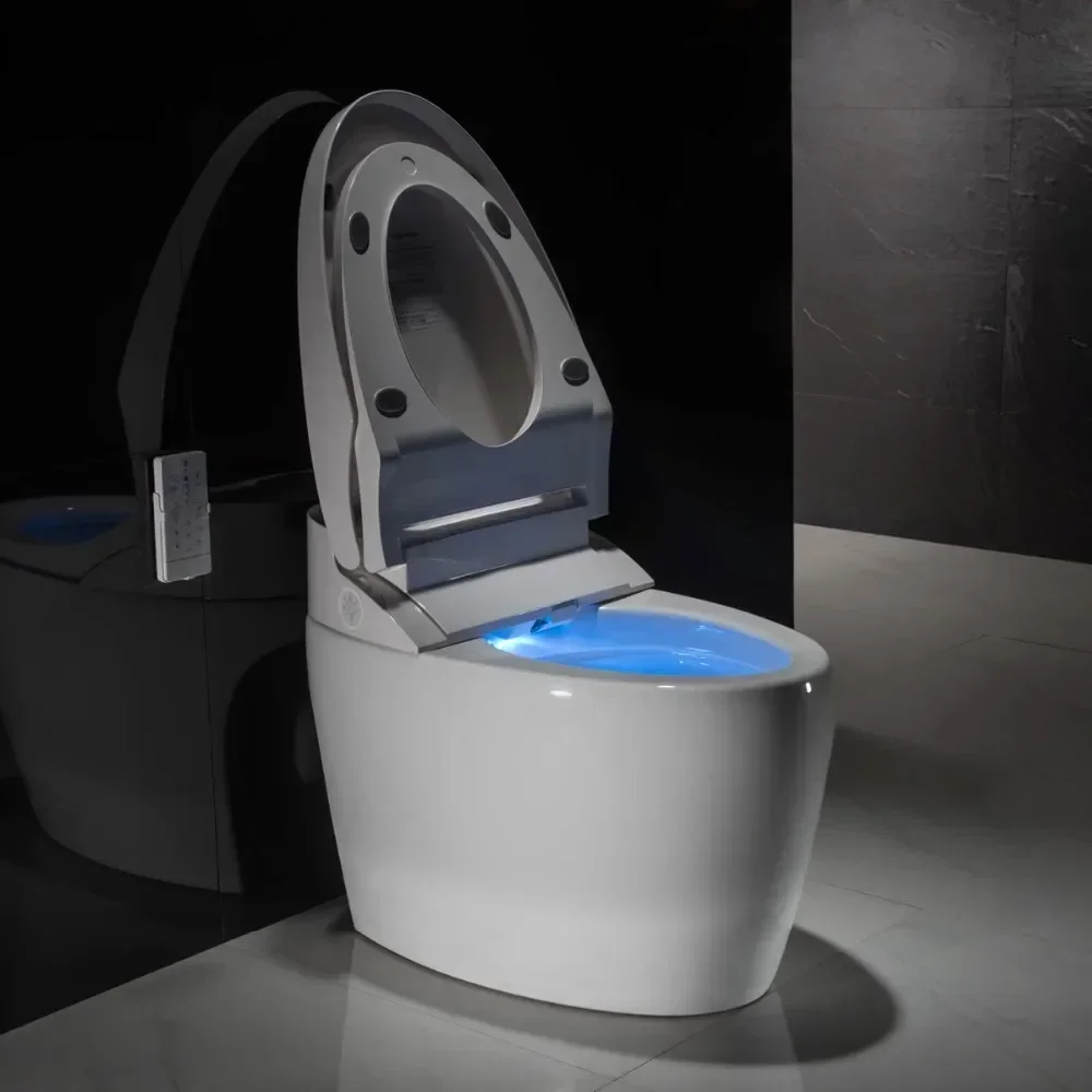 Vendite calde S Trap Toilette sifónica Commodes Inodoro Bagno Intelligente Riscaldata Toilette intelligente in ceramica