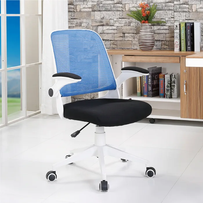 

Office Chair Staff Meeting Chair Ergonomic Bow Mesh Mahjong Home Computer Swivel Back Chair