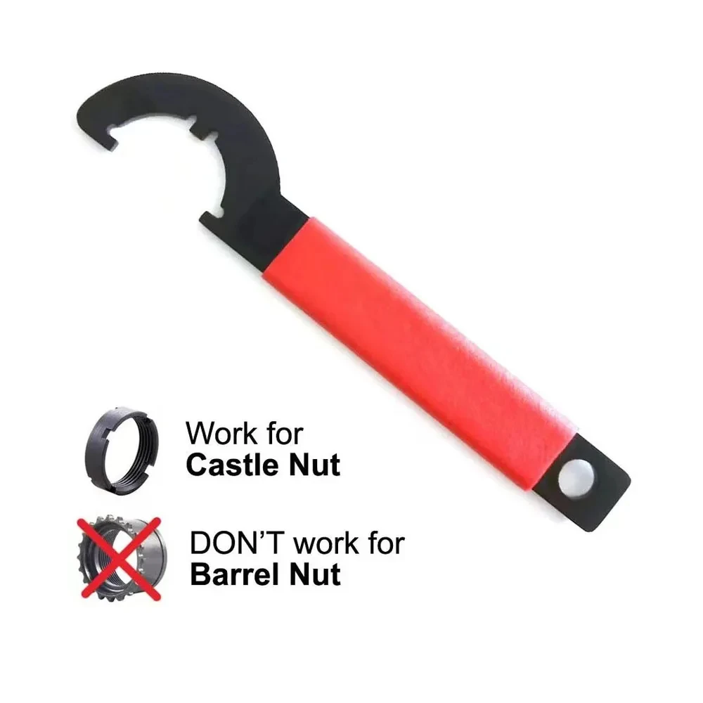 Anti Slip Handle Spanner Wrench Tool, Outer  For Floor Pipes Fitting, Cars Walnut