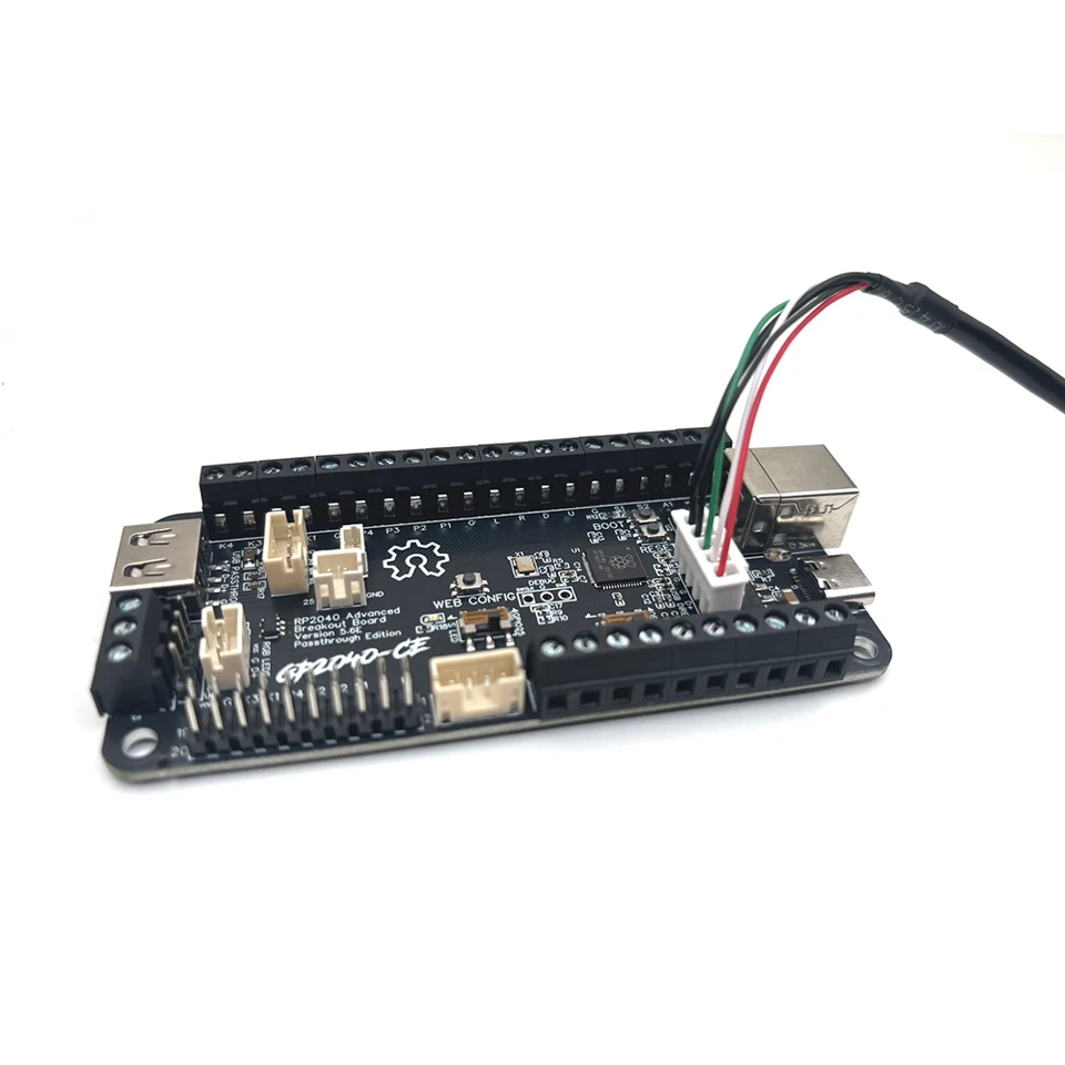 RP2040 Advanced Breakout Board USB Passthrough Fighting Board for
