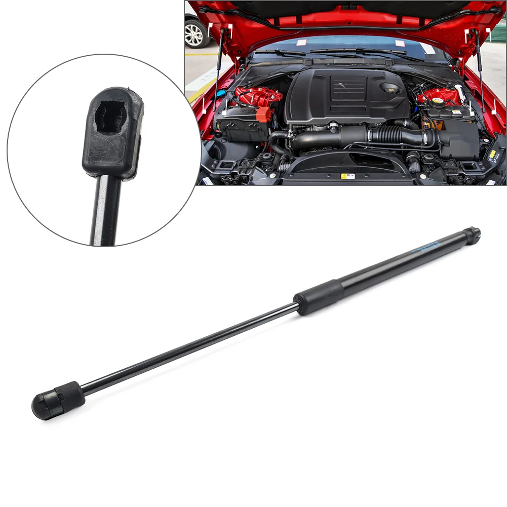 Front Hood Support Lift Gas Spring Strut For Jaguar XE Sedan 2016-2022 Steel Black