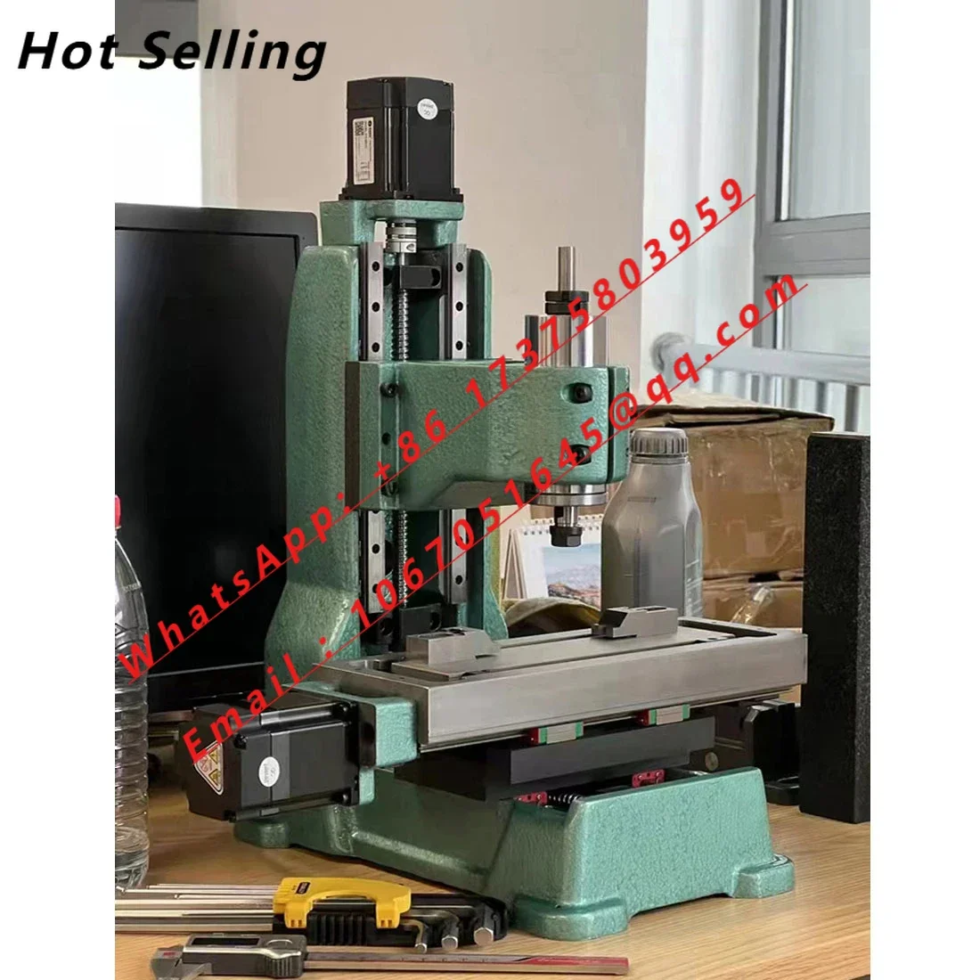 Cast iron engraving machine without power spindle machine tool fully automatic CNC numerical control square line rail