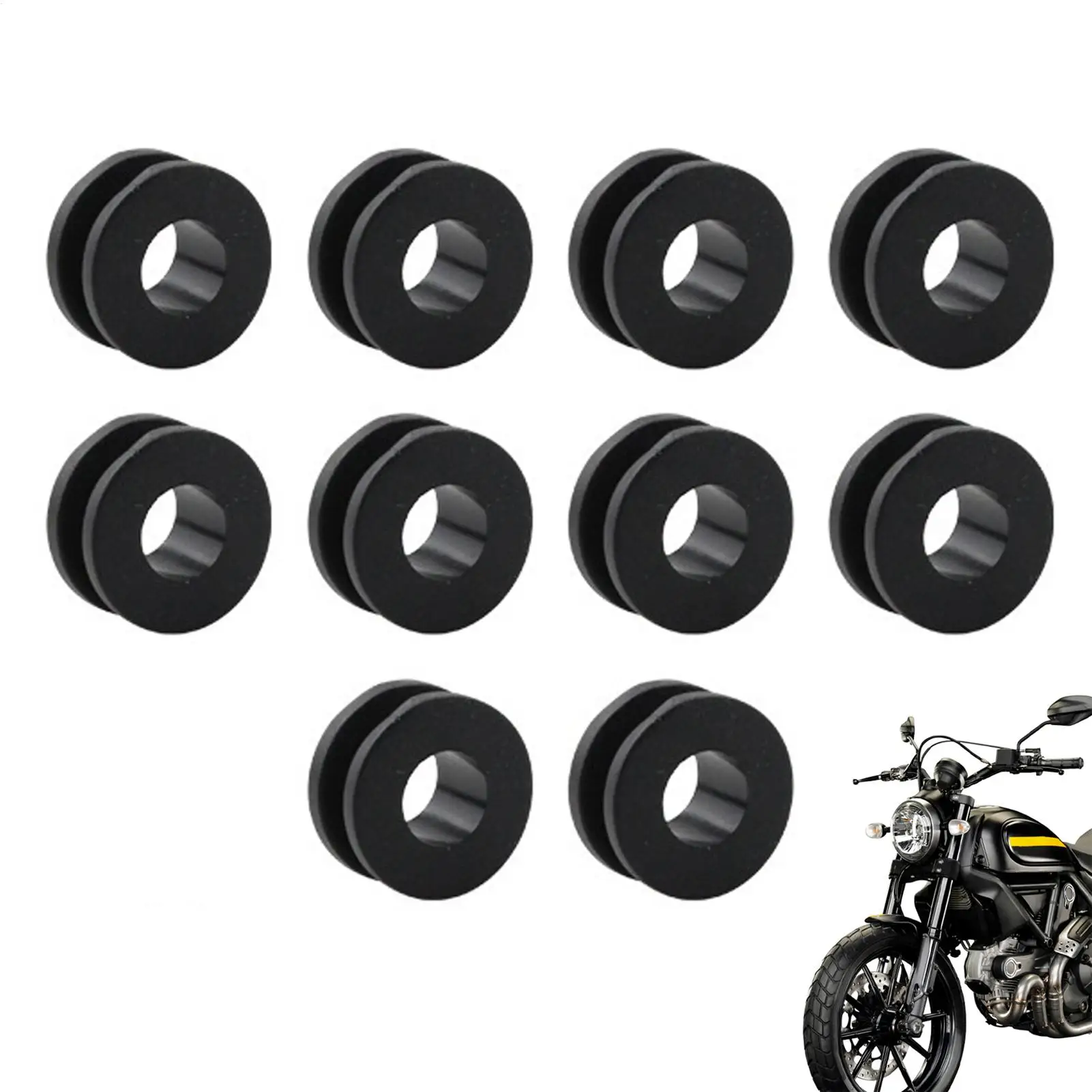 Motorcycle Rear Shock Absorber Scooter Hub Cover Buffer Replacement Motor Side Cover Cushion for Garage Home Workshop Urban