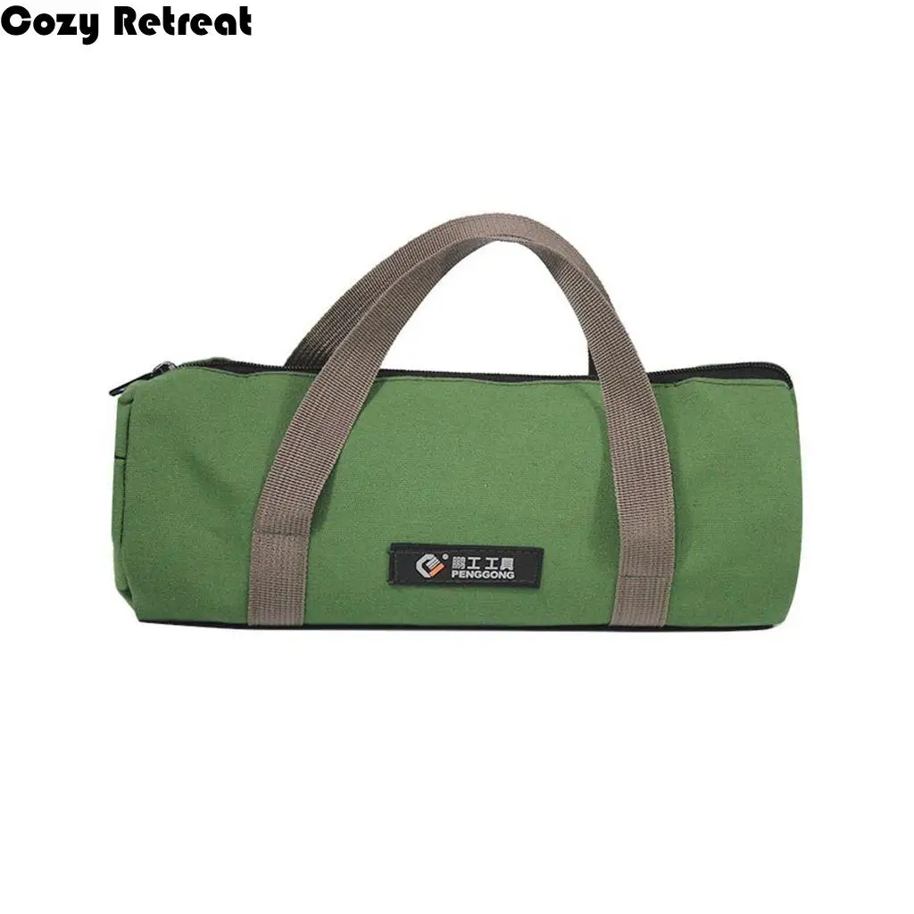 Durable with Smooth Zipper Heavy Duty Wear-resist Tool Holder Tool Organizer Tool Bags Canvas Pouch Electrician Tool Bag