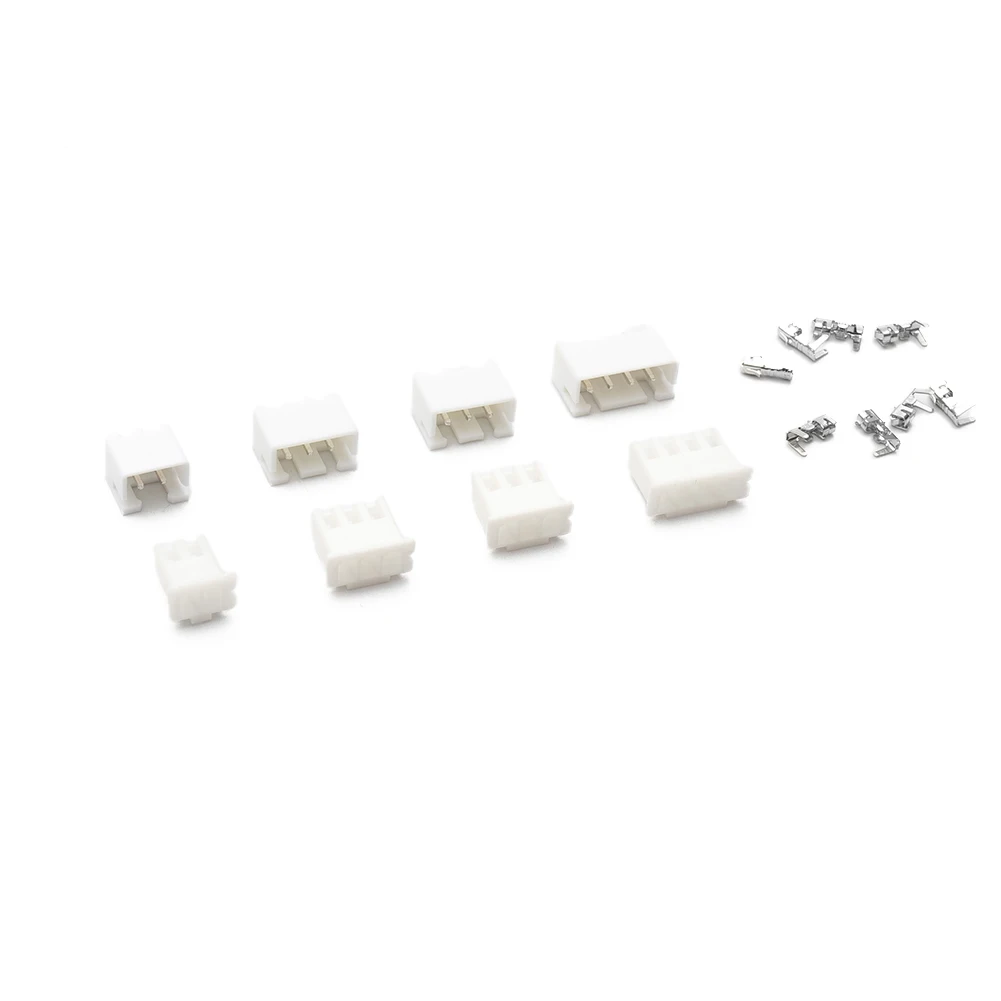 250pcs 2 54mm Pitch Terminal Housing PCB Header Connector Wire 2 Pin 3 Pin 4 Pin for Wire Harness and Electrical Projects