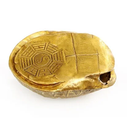 SCY  326+++The copper tortoise shell divinatio shell divination ornaments your fortune teller feng shui supplies