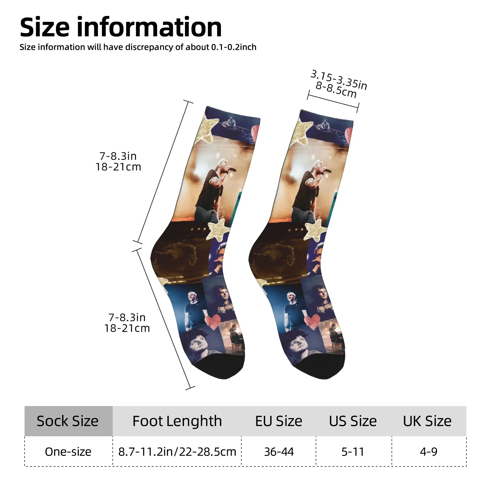 أليكس وارن مغني الراب جوارب الرجال الجوارب جودة الجوارب غير رسمية الخريف الرياضة في الهواء الطلق عدم الانزلاق الجوارب المطبوعة هدية فكرة