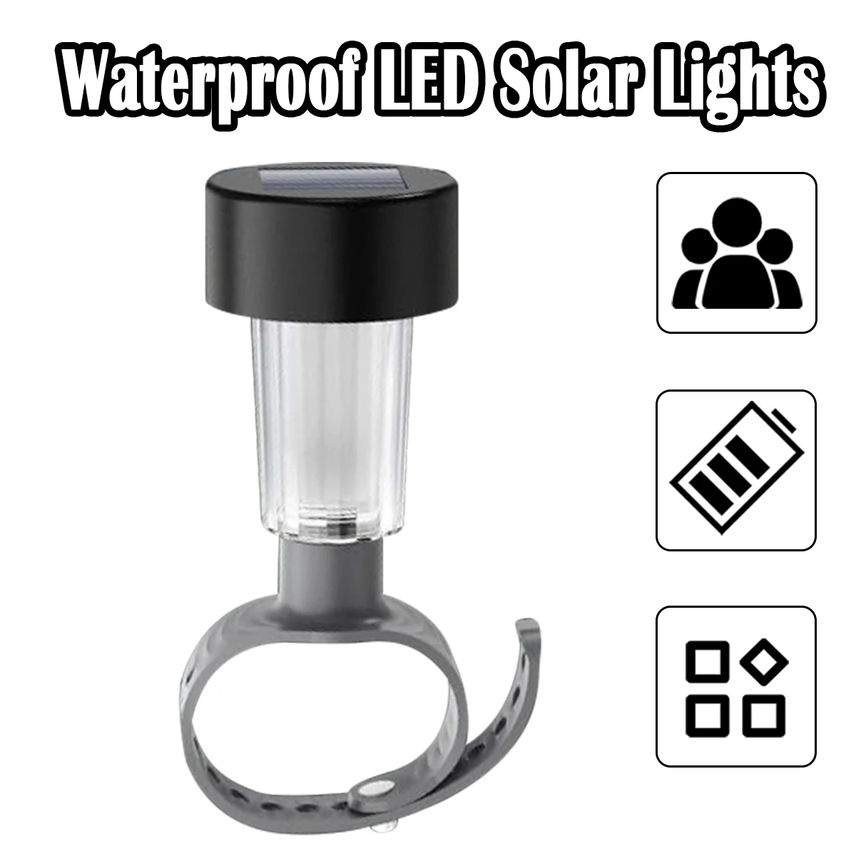 Solar Led Lamp Pool Lights 3000k 6000k Auto On/off Sensor Powered Landscape Bulb Outdoor Fence Garden Decoration Outside Terrace