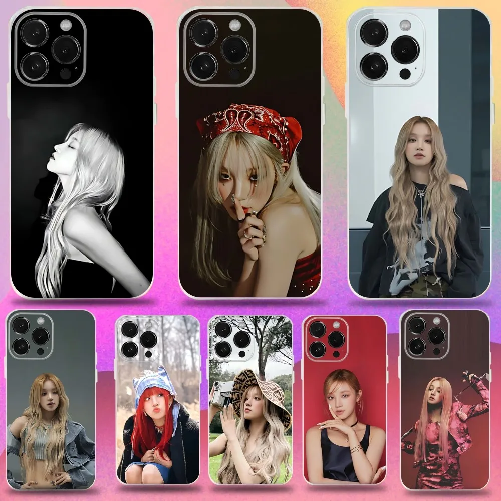 

Singer Y-Yuqi Phone Case For iPhone 16,15,14,13,12,11 Pro,Max,Plus,X,XS,XR,SE,Mini Transparent Silicone Soft