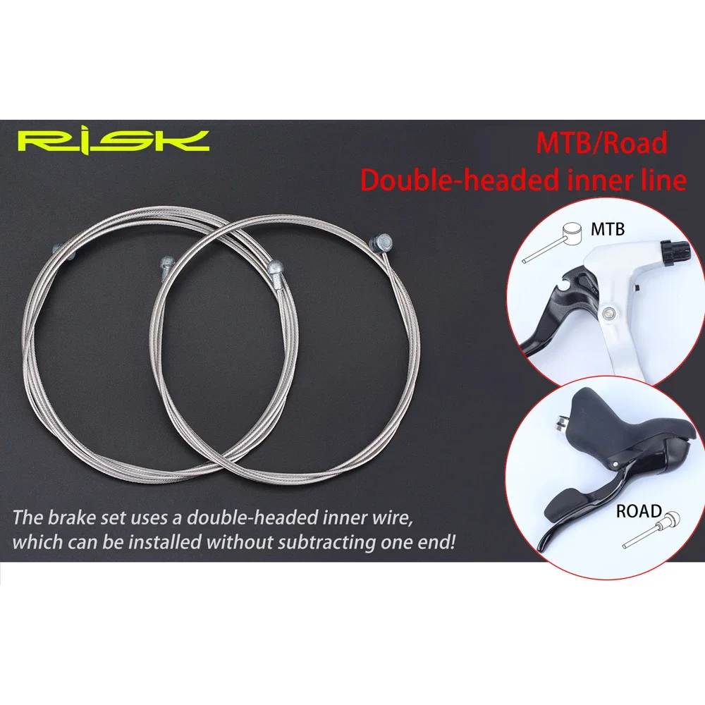 Risk bicicleta shift engrenagem desviador/kits de freio fio tubo linha mangueira básica freio/shift cabo & habitação grupo conjuntos para mtb