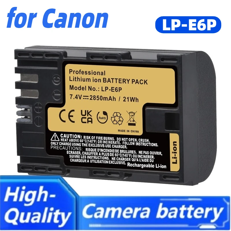 

LP-E6P LP E6P Battery for Canon EOS R5 Mark II R5 R6 R7 R EOS 5DS R 5D Mark II Mark III 6D 7D 80D 90D