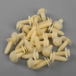 30 pièces voiture garniture de porte panneau Clip garde-boue pare-chocs dispositifs de retenue Auto attache Clips plastique Rivets Automobile pour GMC Yukon Sierra Ford