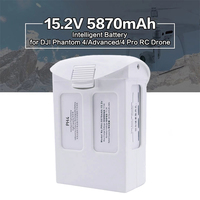 Battery for DJI Phantom 4 for Phantom 4 Advanced/4Pro FPV Quadcopter RC Drone 15.2V 5870mAh Replacement Parts