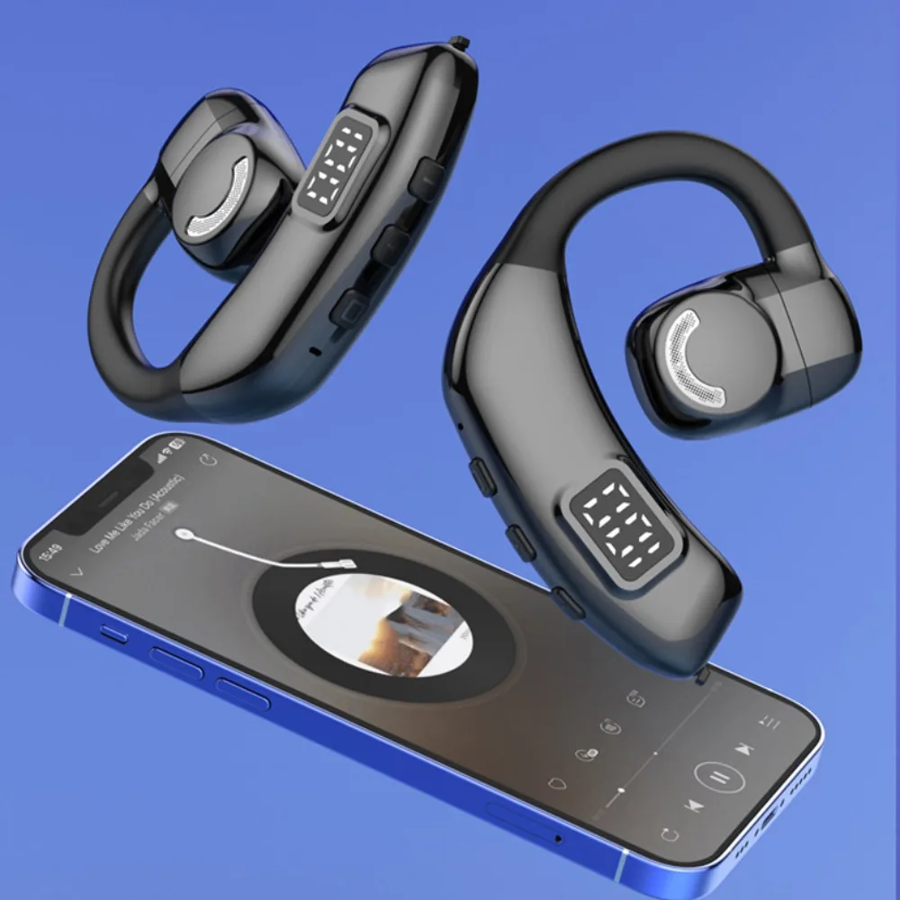 

Тип подвешивания ушей Bluetooth-наушники с одним ухом, не внутри ушных крючков, спортивная гарнитура с шумоподавлением, поворотные беспроводные наушники