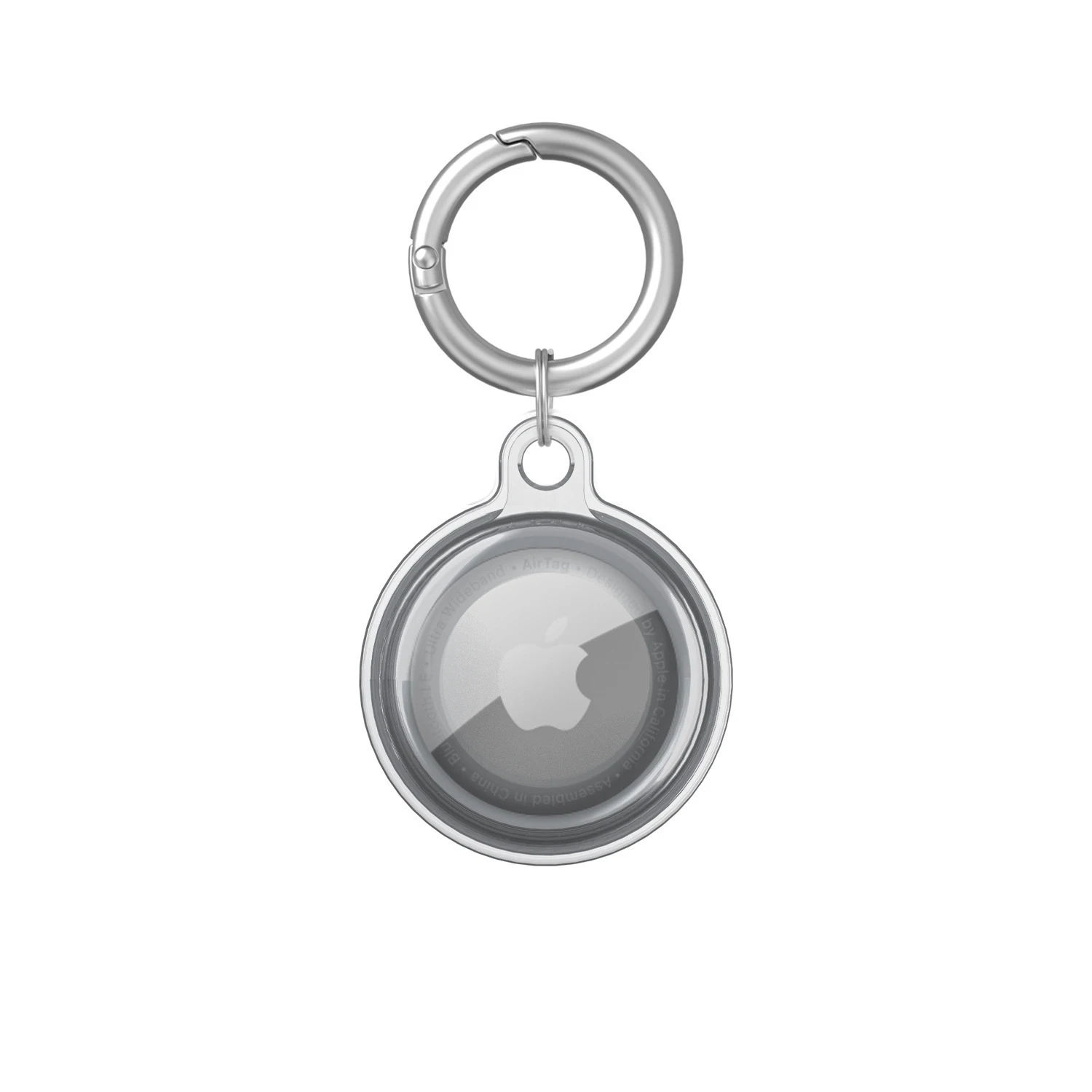 Waterdichte hoes voor Apple AirTag sleutelhangerhouder met karabijnhaak Anti-verloren trackeraccessoires voor bagage-rugzak Airtags-koffer