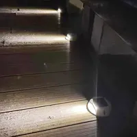 Waterproof Solar Outdoor Led Underground Light IP65 Solar 3W 4W Led Deck Dock Step Driveway Light for Garden Pathway