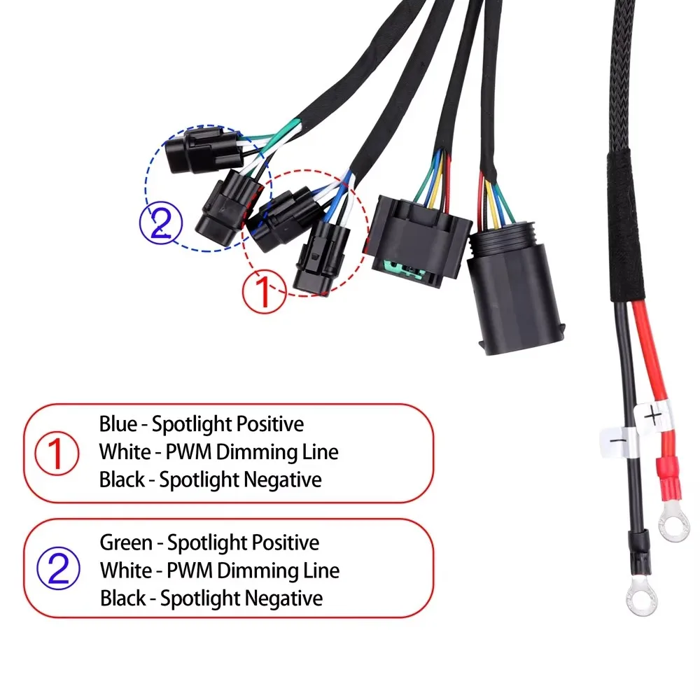 WOYO Motorcycle LED Controller for BMW GS Motorcycle Headlight CAN Bus Electrical System Controller Spotlight Assemble
