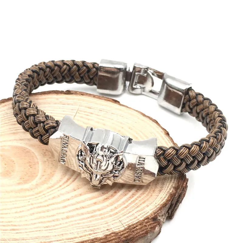 Game Final Fantasy bracelet Bangle Charm Jewelry Cosplay Punk leather Bracelets Of Men Women Gifts