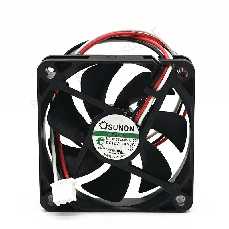 S+    SUNON ME60151V3-000U-G99 12V 0.9W 3900RPM 6015 6CM 3-Pin Screen CPU Fan