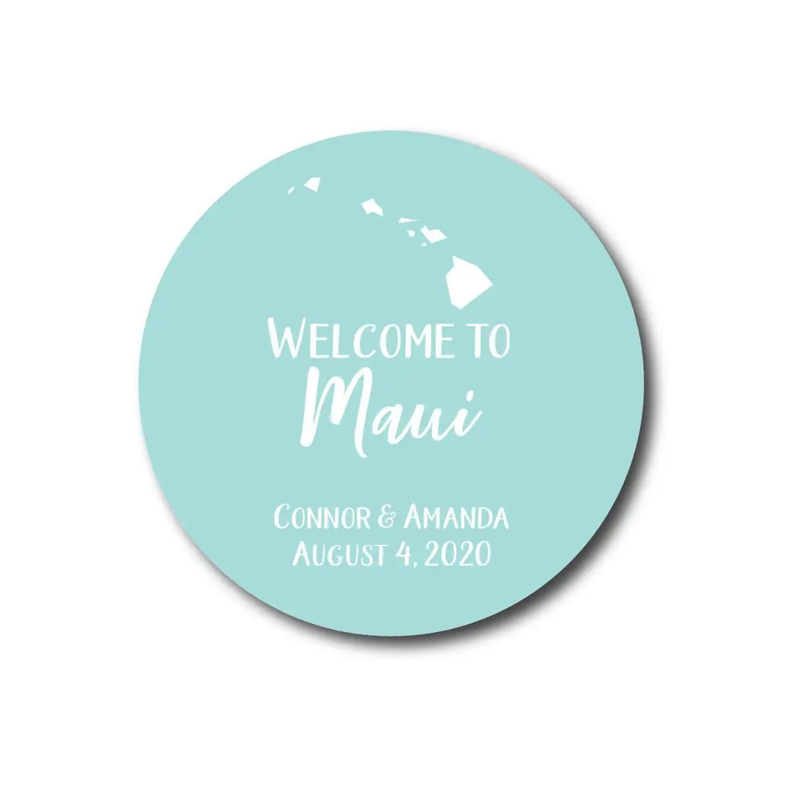 

24pcs Wedding Welcome Stickers State Sticker Wedding Welcome Bag Label Gable Box Label Welcome Sticker Wedding labels