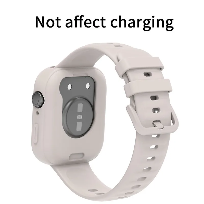 Silicone Case for Huawei Watch Fit 3 Protection Shell Bracelet Replacement Strap for Huawei Fit3 Protective Case Cover