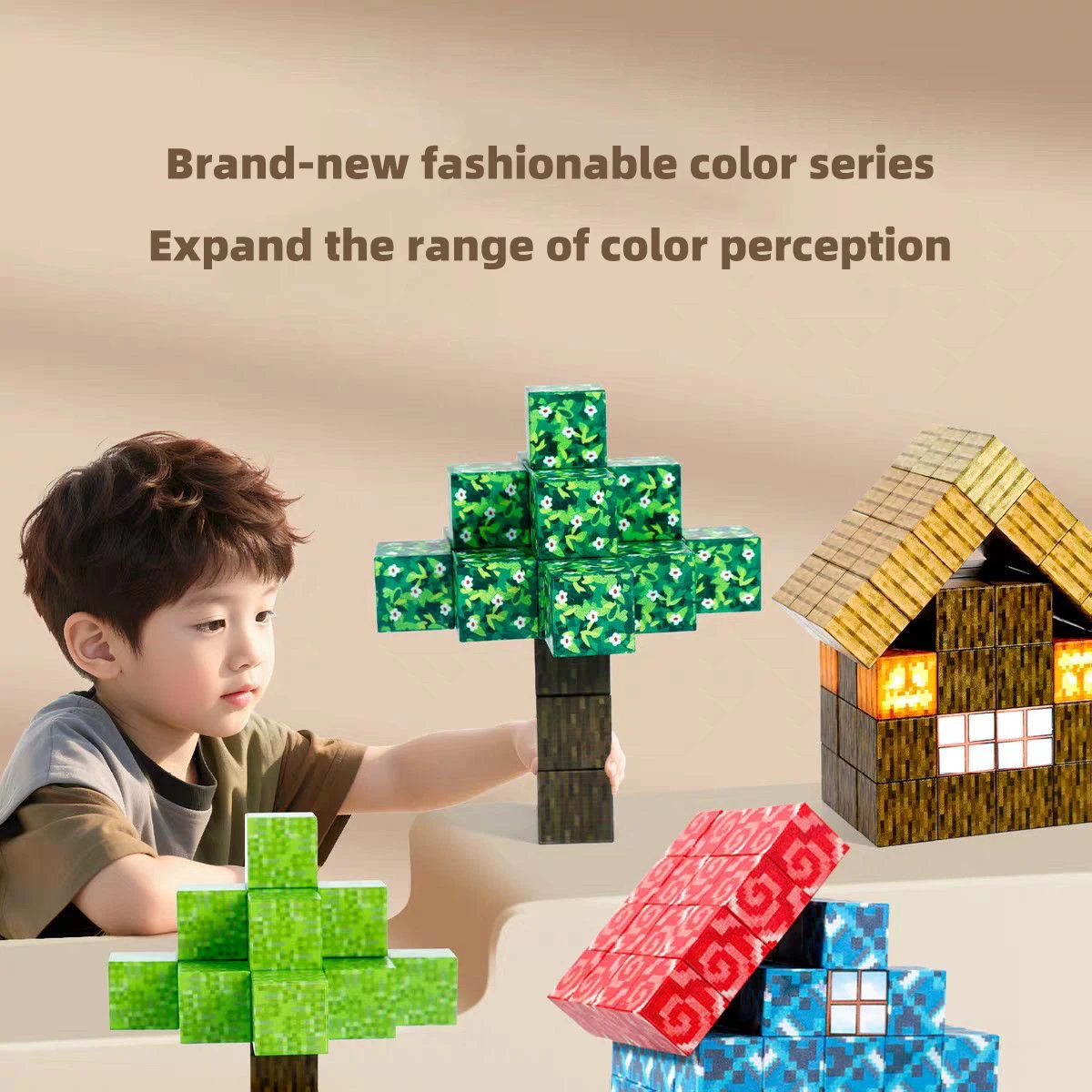 磁気世界構築人形 磁気ブロック 多様な形の子供向け教育用磁気玩具 組み立て玩具