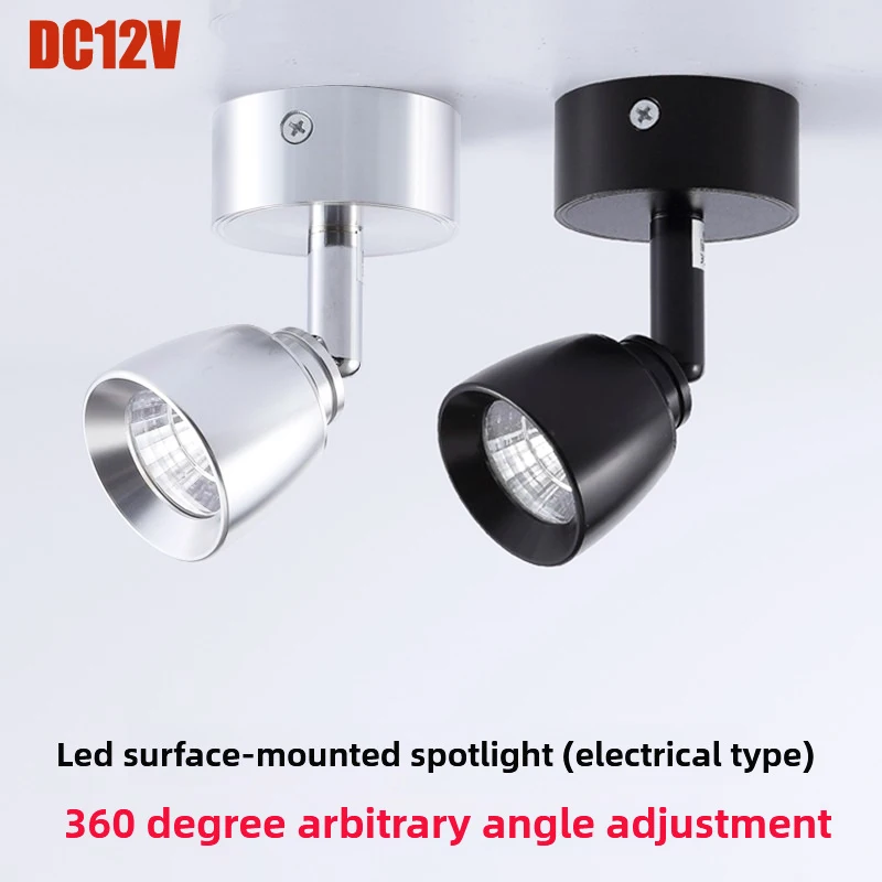 

12V LED Reading Light 5W 4000k 3000K 6000K for RV, Caravan, Boat, Home & Camp - Bedside Wall Lamp, Wash Light, Interior Lighting