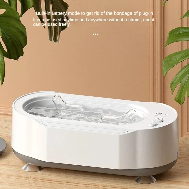 Xiaomi MIJIA Ultrasonic Cleaner 50kHZ High Frequency Multi-function Portable House Jewelry Watch Braces Glasses Timing Cleaner